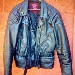 Motorcycle Leather Jacket Vintage Roadwear